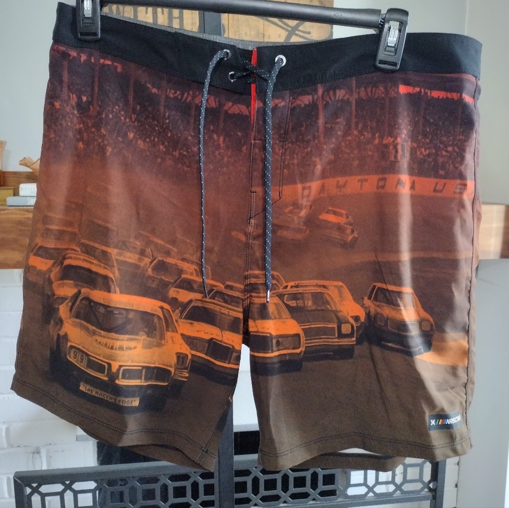 Hurley Nascar Phantom Eco Daytona Finishline Swim Trunks Boardshorts